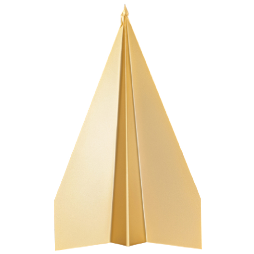PAPER AIRPLANE SPECIAL EDITION GILDED 2 Oz Silver Coin - Image 3