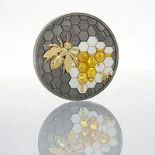 2026 Niue Bionic genesis bee 2oz silver - Image 3