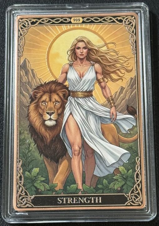 Torocard Strength 1 oz Colorized CU Card