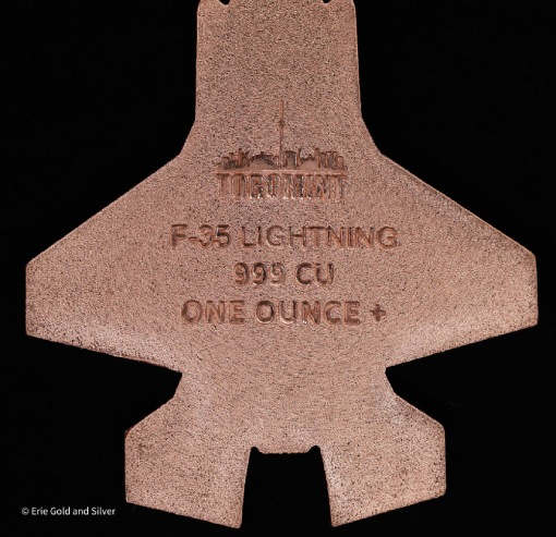 Russian SU 57 Felcon CU Colorized Medal - Image 3