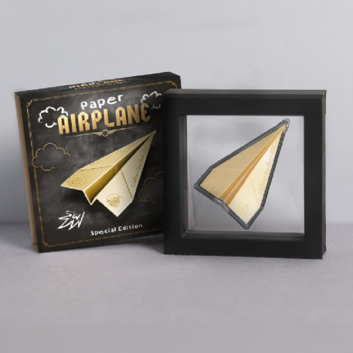 PAPER AIRPLANE SPECIAL EDITION GILDED 2 Oz Silver Coin - Image 5