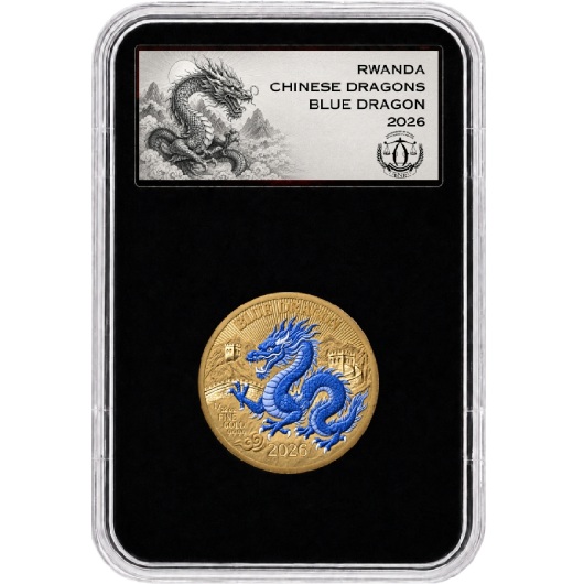 Proclain Blue Dragon 1/12 Colorized Gold Coin