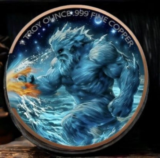 Fire and Ice Duo Stack 2 X 1 Oz Copper Coins - Image 4