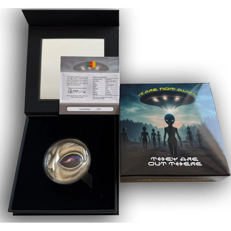 Alien Eye UHR 2 oz Silver Coin - Image 4