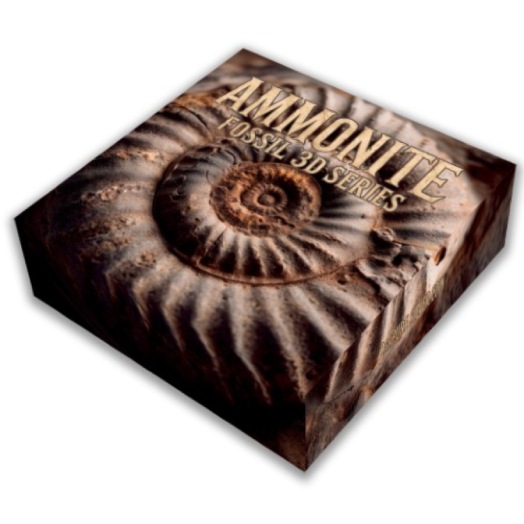 3D Fossils Series – Ammonite 2 Oz UHR Silver Coin - Image 4