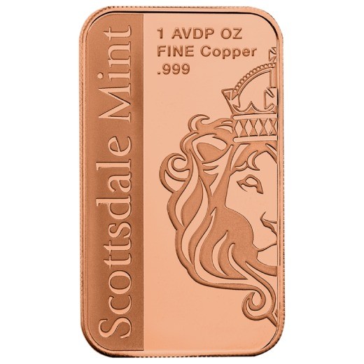 Archangel Michael 1 Oz Copper Bar - Image 2