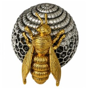 The Rulers of the Nests - Bee 3D 2 Oz Silver Coin