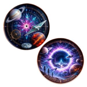 10 Oz Alien Worlds Space Copper