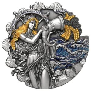 Fortuna and The Turning Tide 2 oz .999 Silver Coin