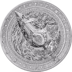 2026 Germania Artefacts – Gungnir 1 oz Silver Coin