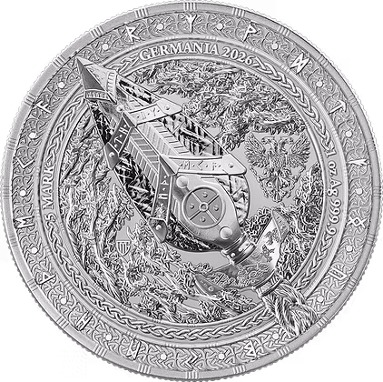 2026 Germania Artefacts – Gungnir 1 oz Silver Coin