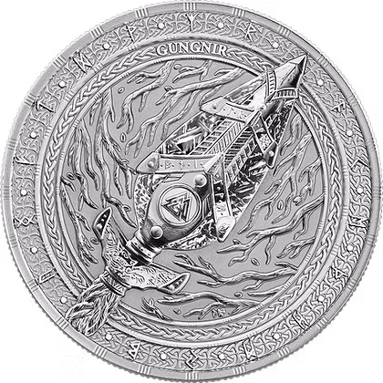 2026 Germania Artefacts – Gungnir 1 oz Silver Coin