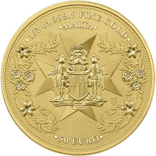 2026 Malta Golden Eagle 2.5 Euro 1/2 oz Gold BU - Image 2