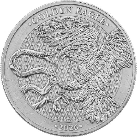 2026 Malta Golden Eagle 2.5 Euro 1/4 oz Silver BU