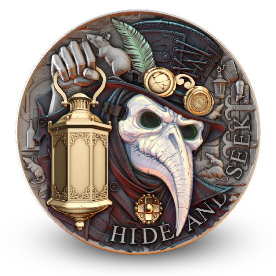 2026 Niue Hide and Seek 2 oz Silver Coin - Image 5