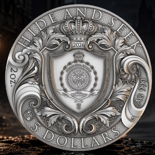 2026 Niue Hide and Seek 2 oz Silver Coin - Image 2