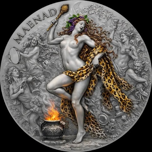 Maenad 2 oz Silver Coin