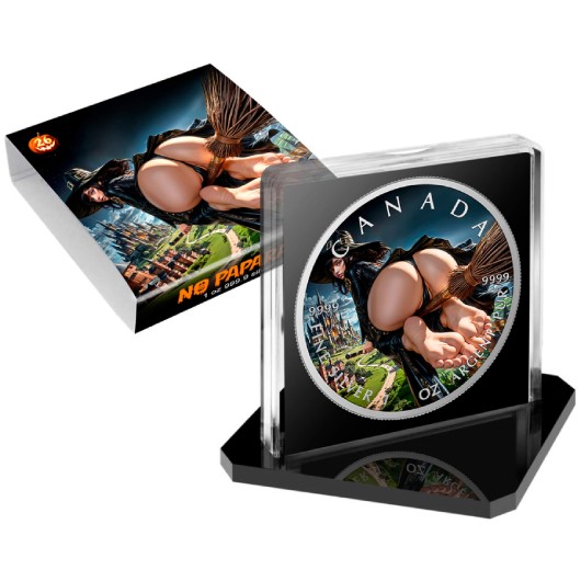 No Paparazzi 1 Oz Colorized Silver Coin - Image 3