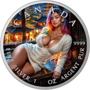 Oriental Escape 1 Oz Colorized Silver Coin