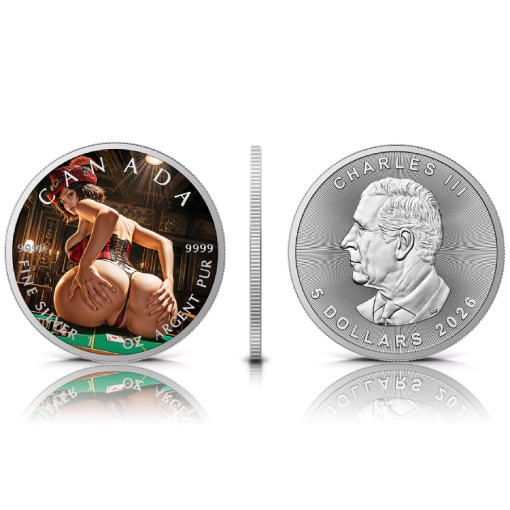 Poker All- In 1 Oz Colorized Silver Coin - Image 3