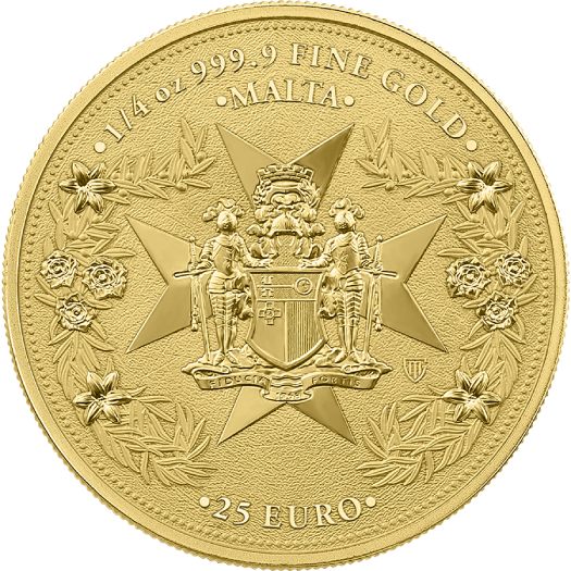 2026 Malta Golden Eagle 2.5 Euro 1/4 oz Gold BU - Image 2
