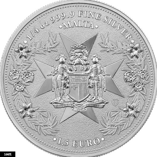 2026 Malta Golden Eagle 2.5 Euro 1/4 oz Silver BU - Image 2