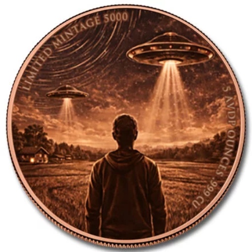 5oz The Arrival Colorized Copper in Capsule - Image 2