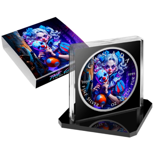 The Clown 1 Oz Colorized Silver Coin - Image 4