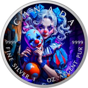 The Clown 1 Oz Colorized Silver Coin