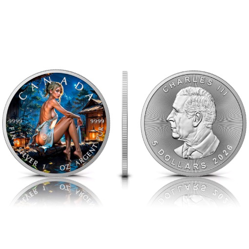 Thermal Relaxing IV 1 Oz Colorized Silver Coin - Image 3