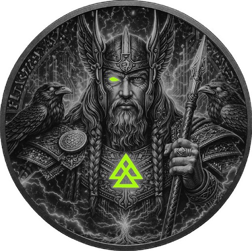Odin Future in the Myths 1 Oz Copper Rounds - Image 3