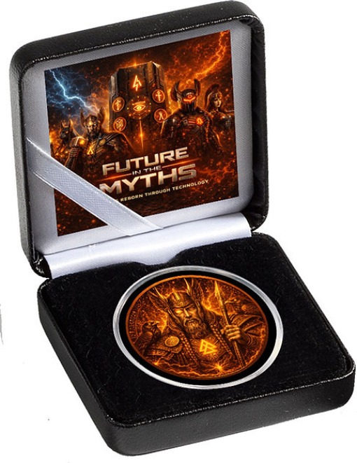 Odin Future in the Myths 1 Oz Copper Rounds - Image 5
