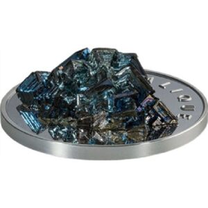 Crystalique Bismuth 1 oz Silver Coin