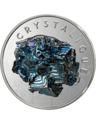 Crystalique Bismuth 1 oz Silver Coin - Image 2