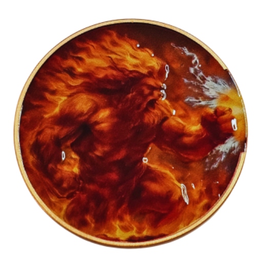 Fire and Ice Duo Stack 2 X 1 Oz Copper Coins - Image 2
