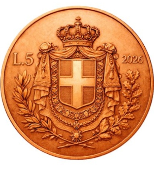 Italia First Italian Bullion 1 Oz Copper Round - Image 2