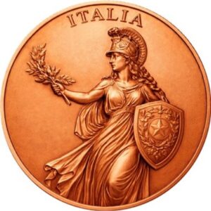 Italia First Italian Bullion 1 Oz Copper Round