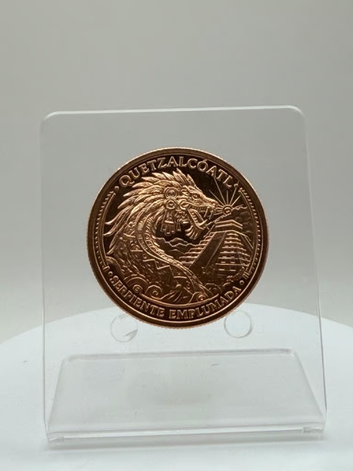 Intaglio Mint Legado Mexicano - Quetzalcoatl 1oz copper