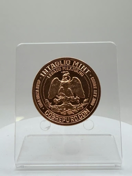 Intaglio Mint Legado Mexicano - Quetzalcoatl 1oz copper - Image 2