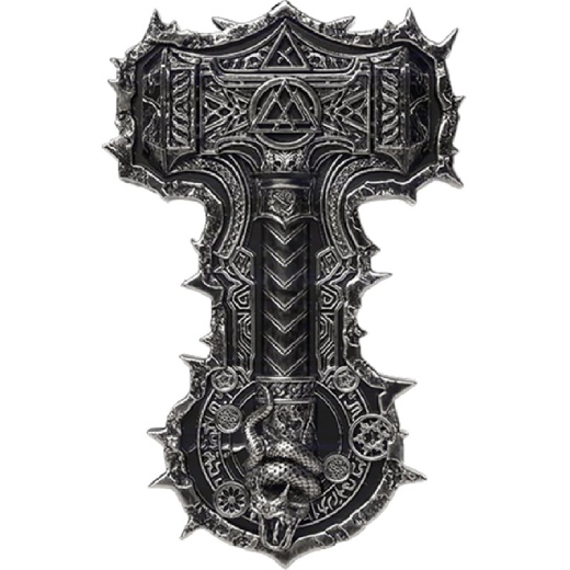 Mjolnir Hammer of Thor Shaped 2 oz Silver Coin