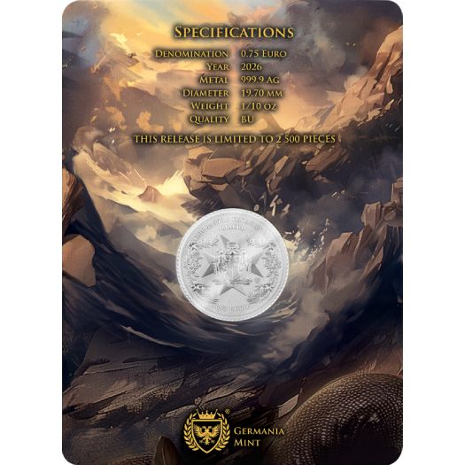 2026 Malta Golden Eagle 2.5 Euro 1/10 oz Silver BU - Image 4