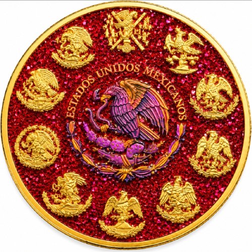 Crimson Majesty Libertad 1 Oz Silver Coin - Image 2