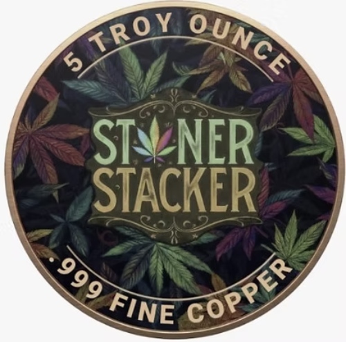 5oz .999 Fine Copper - Stoner Stacker - Image 2