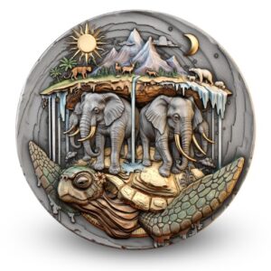 Akupara 2 Oz UHR Silver Coin