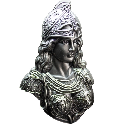 Athena 2 Oz silver Stackable Coins