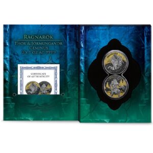 2026 Ragnorok Thor & Jormungandr 2 X 1 Oz Silver Coin Set
