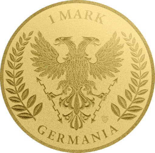 2026 Germania 1/1000 oz Gold BU - Image 2