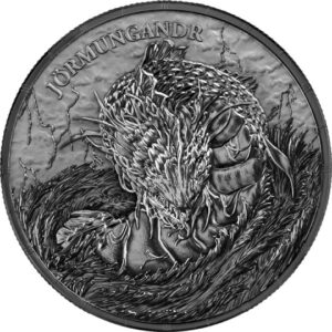 2026 Ragnorok Jormungandr 1 Oz Black Silver