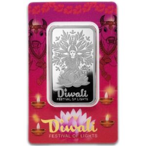 PAMP Suisse Diwali & Sacred Cow 1 Oz Silver Bar