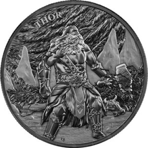 2026 Ragnorok Thor 1 Oz Black Silver
